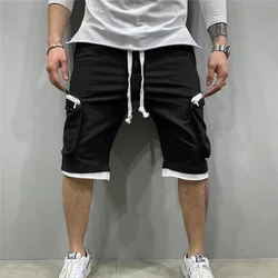 2024 New Summer Loose shorts men jogging short pants sports fitness streetwear men Multi-pocket sports shorts cargo sweatpants