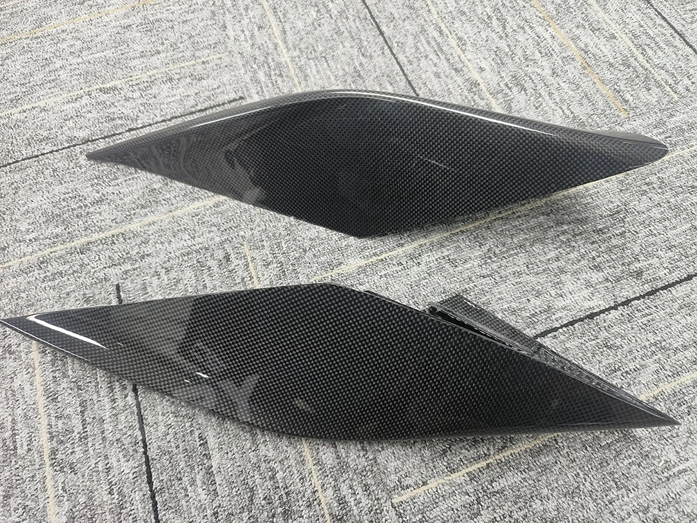 DRY CARBON Rear Air Vent Fins Trims for Ferrari F8 2020 2021 2022 Car Styling Body Kits Accessories FRP