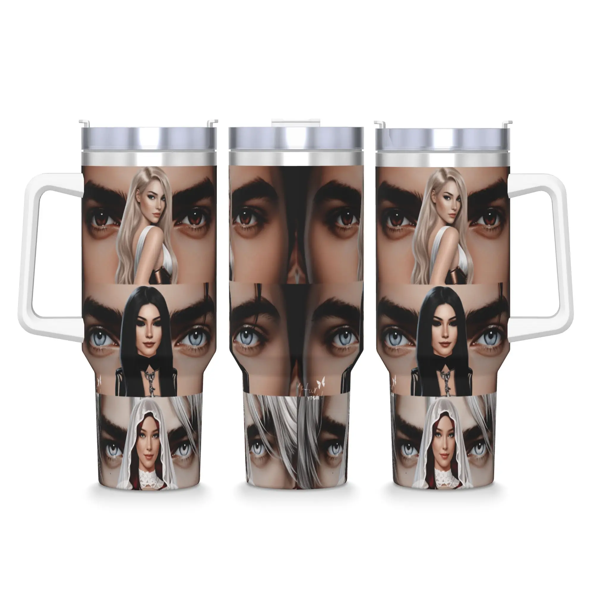 Stainless Steel Tumbler Game Romance Clubs Thermal Mug  Keep Heat Hot Drinks Car Mugs Camping Graphic Water Bottle