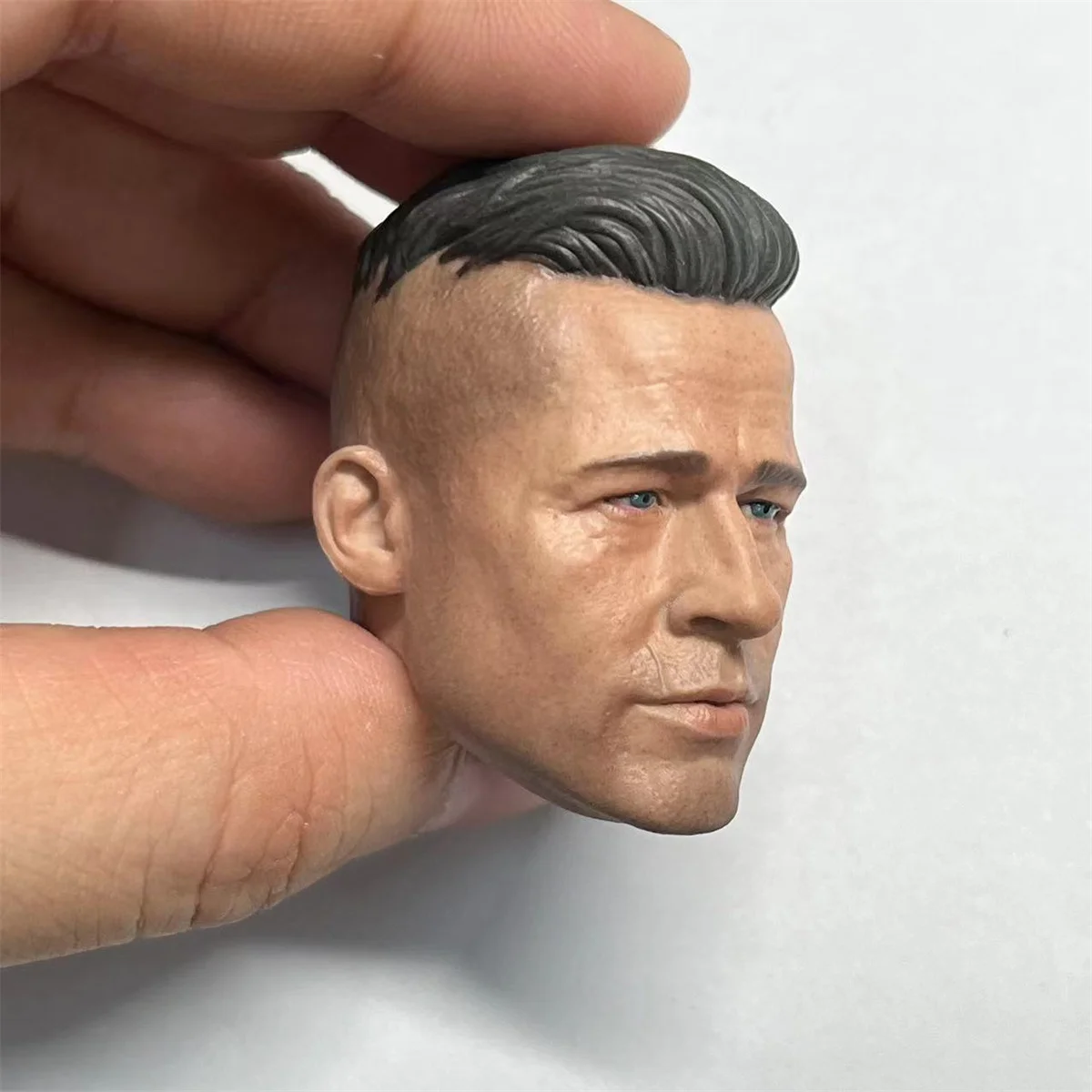 THREEQ-Sculpture de tête de Brad Pitt, figurine d'action, corps de collection, mise en œuvre de l'acteur américain, soldat Star 1/6 Fit 12, MG002, 1/6