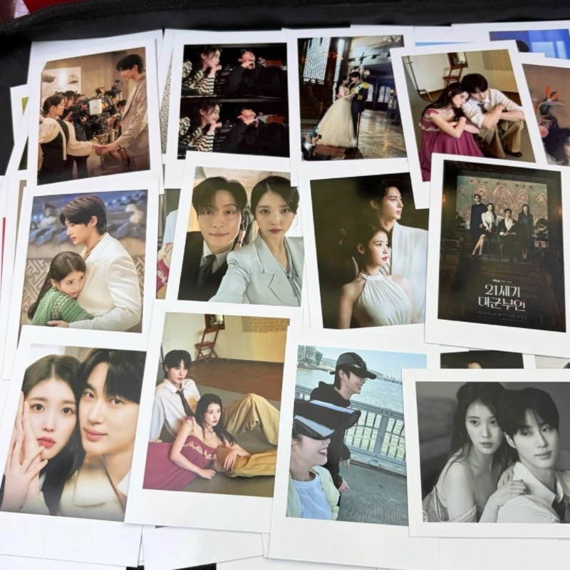 

30/50PC 변우석 Byeon Woo-seok IU Magazine Cover Korean TV Perfect Crown Drama Stills Photo Double-side Print 3 Inch Small Card