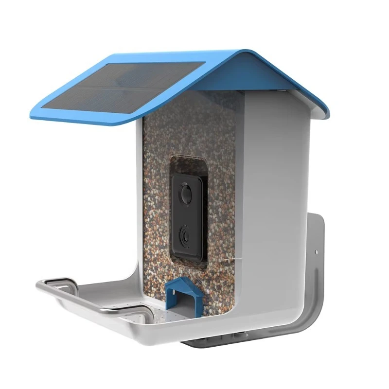 

2026 Smart Bird Feeder With 1080P Camera Night Version Camera And Solar Panels Charging Nest Work With Applocation
