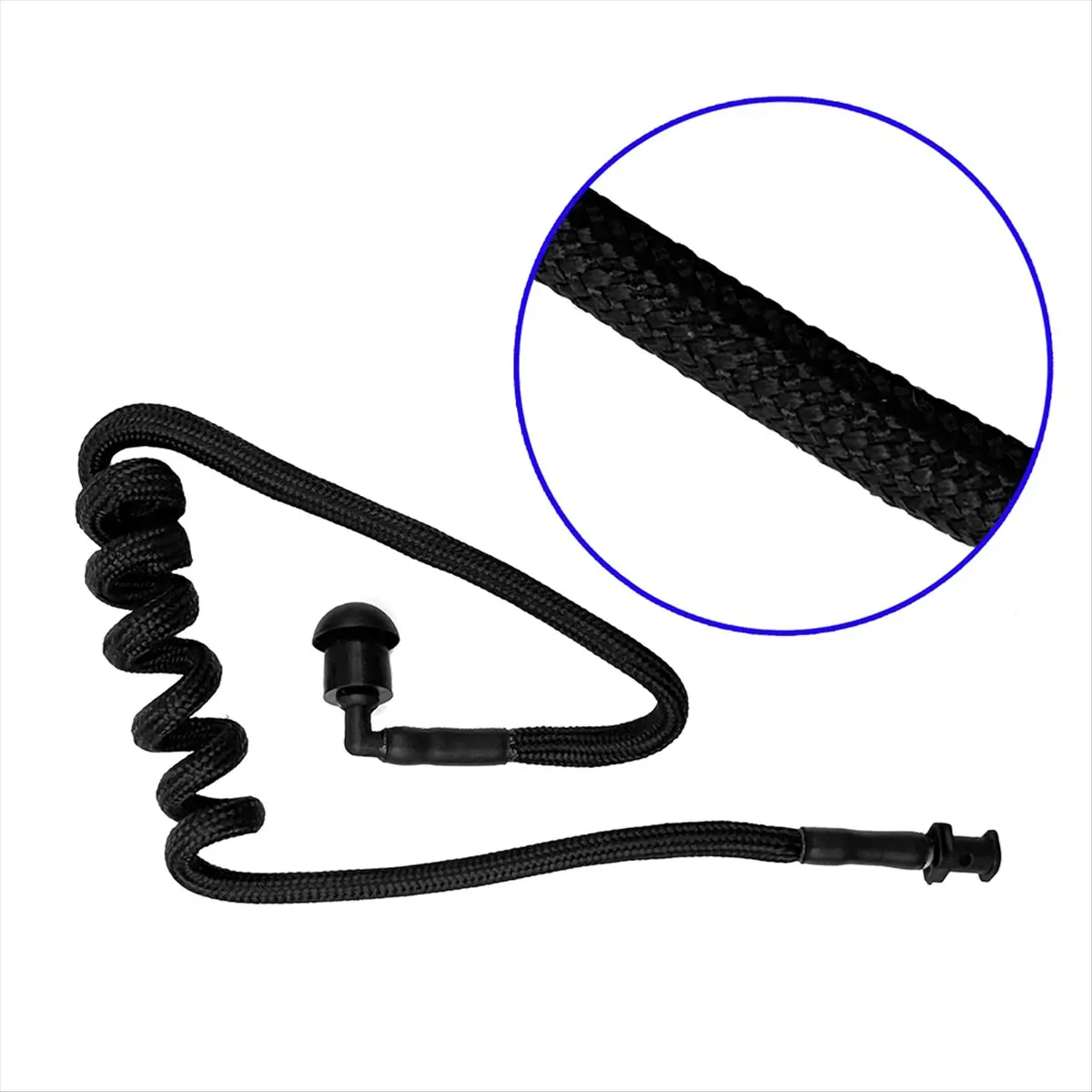 أنبوب ميكروفون صوتي بملف صوتي A40I مع سدادة أذن راديو أنبوب صوتي استبدال سدادة الأذن L