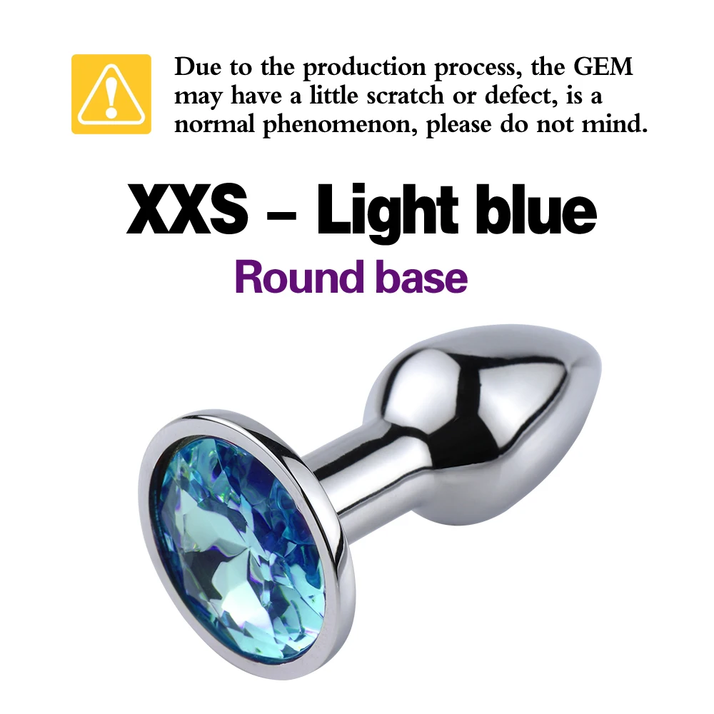 1pcs, Gemstone base mini metal anal plug, beginner butt plug, masturbation  tool, sex Butt g-point massage, adult sex toys - AliExpress 66