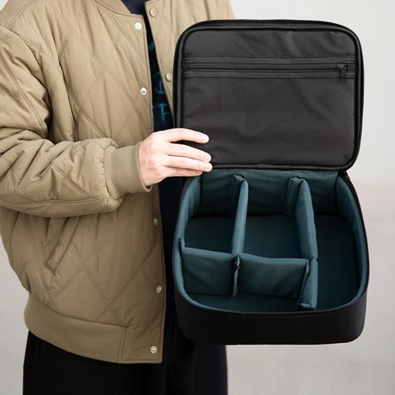 

Portabel Carry Case Camera Bag with Adjustable Compartments and Anti Shock Features for Travel and Storage
