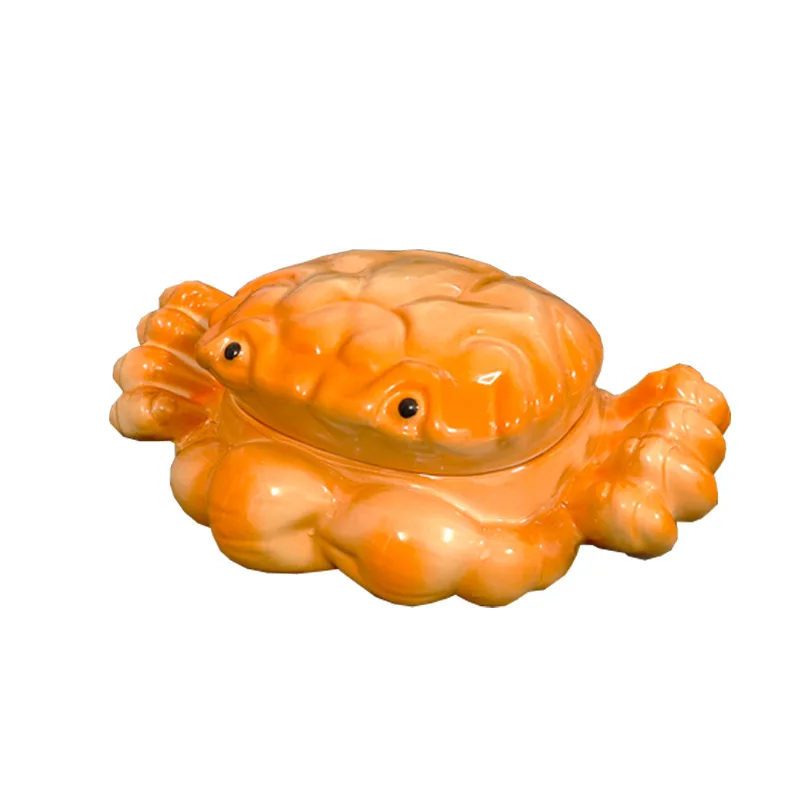 

Hairy crab ceramic containers, restaurant and hotel tableware