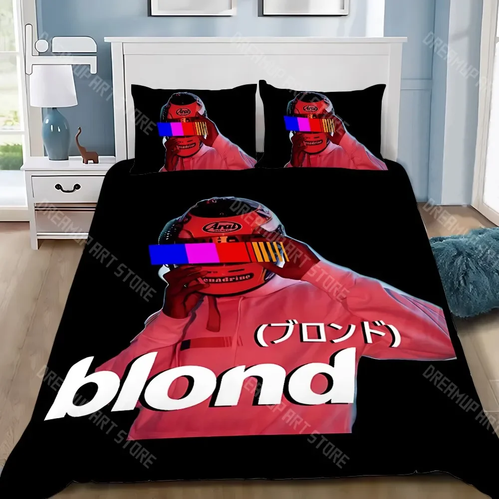 2026 Franks Blonds Oceans Duvet Cover Pillowcase Bedding Set Adult Boy Girl Bedroom Decoration Children Gift Single Double Large
