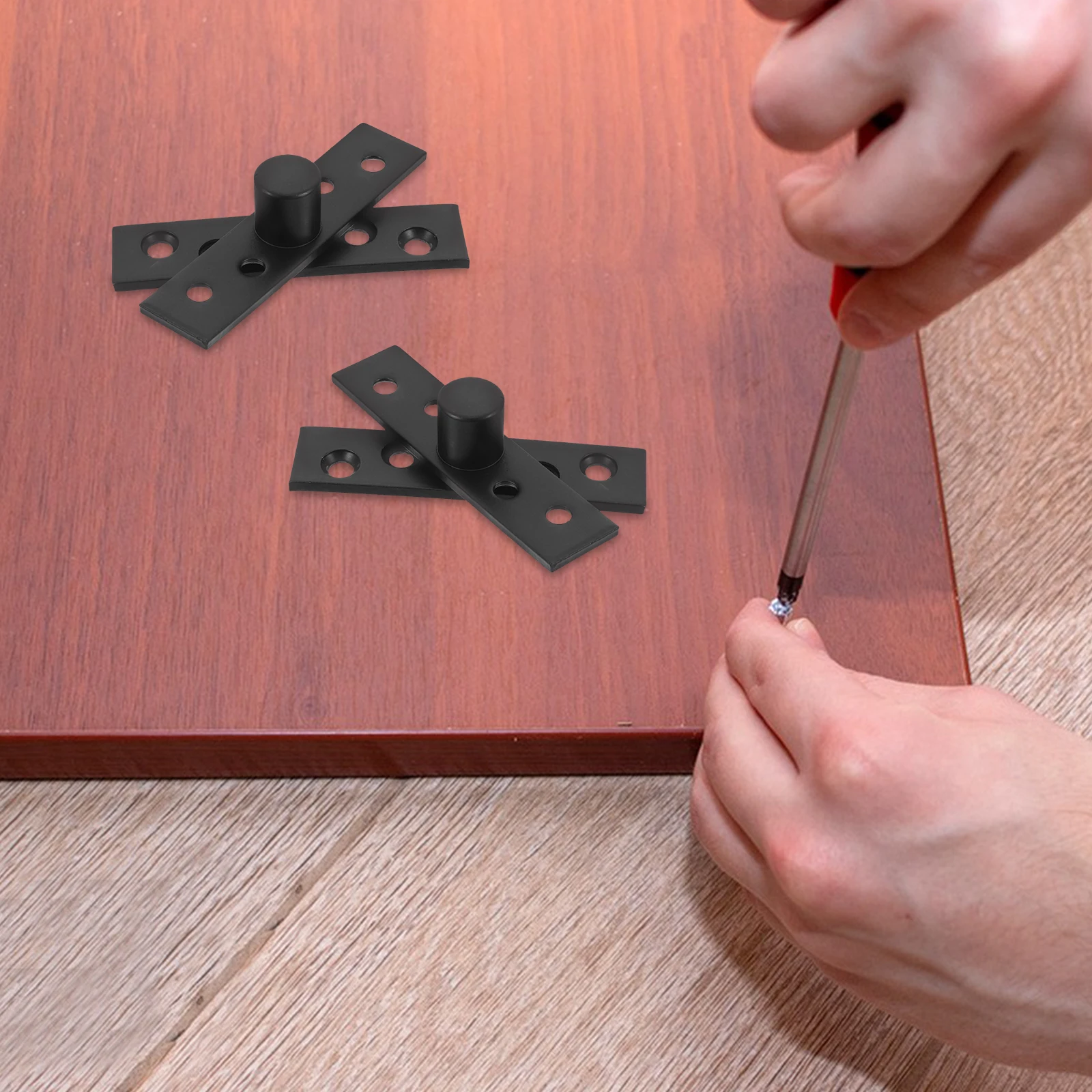 

360 Degree Invisible Rotating Stainless Steel Cabinet Hardware Heavy Duty Barn Toilet Self-Closing Front Door Exterior Hidden