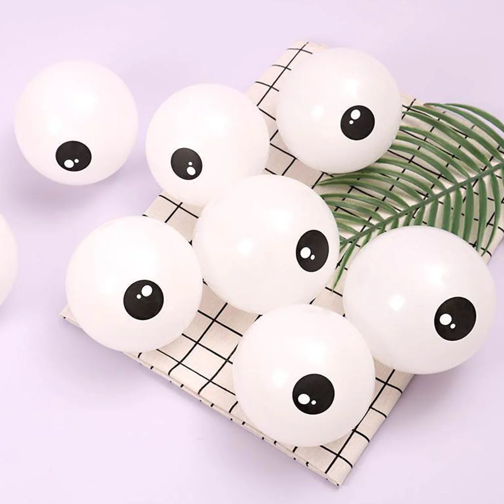 

10 Pcs Scary Balloon Props Eyeball Bulk Balloons Latex Halloween For Decor Party Decorations Scene