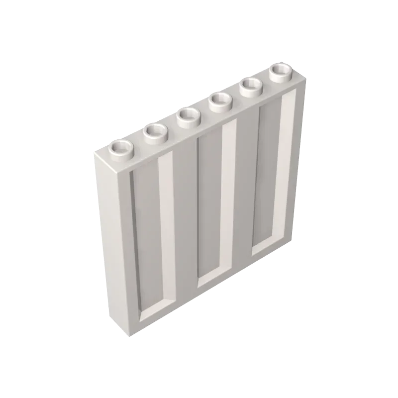 Eske Kouri GDS-1014 Corrugated 1x6x5 Educational Wall Tiles Compatible with 23405 Construction Technical Building Blocks Parts