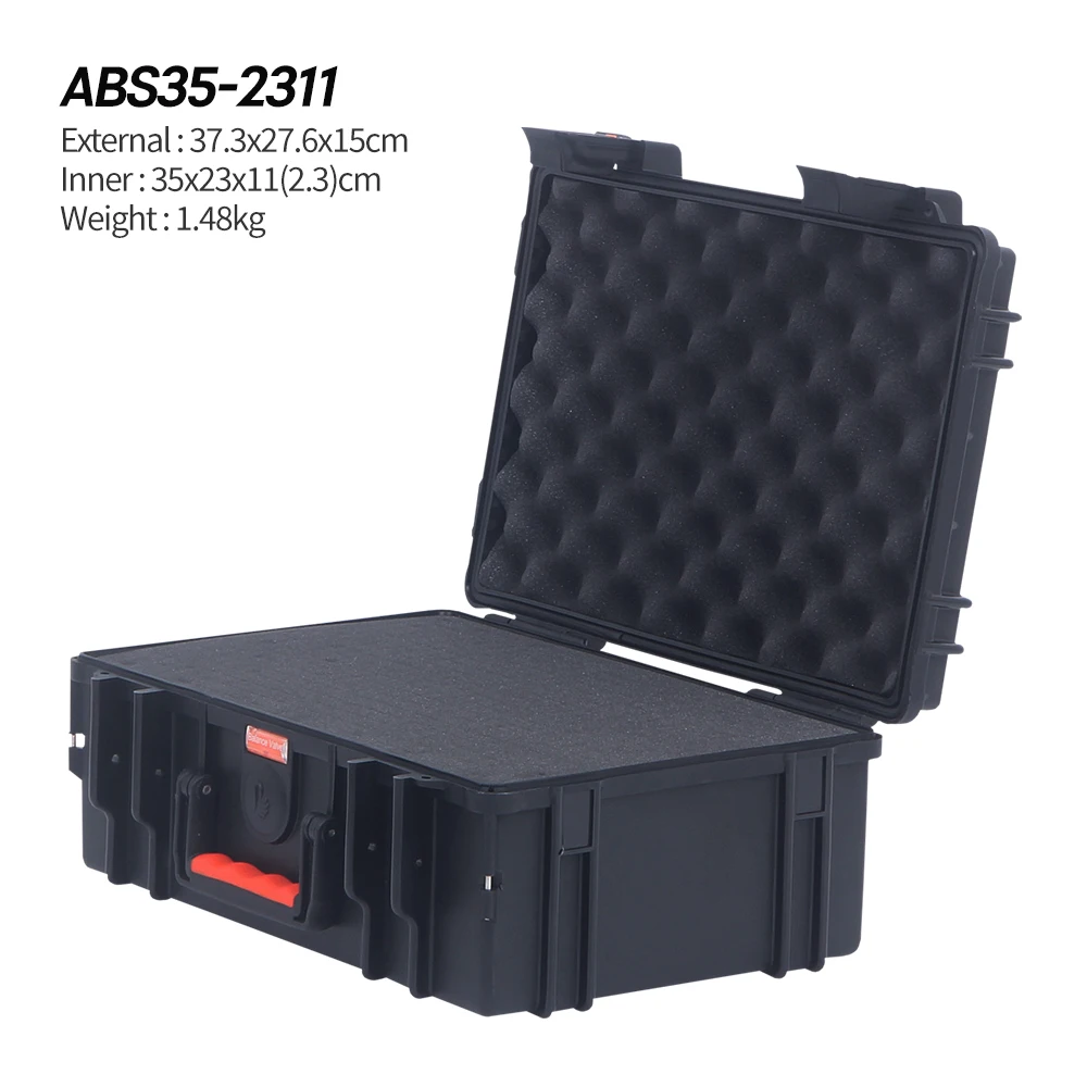 ALIKAN ABS35-2311 37,3x27,6x15 см Alikan Водонепроницаемый жесткий чехол Водонепроницаемый переносной военный чехол Защитный чехол для оборудования