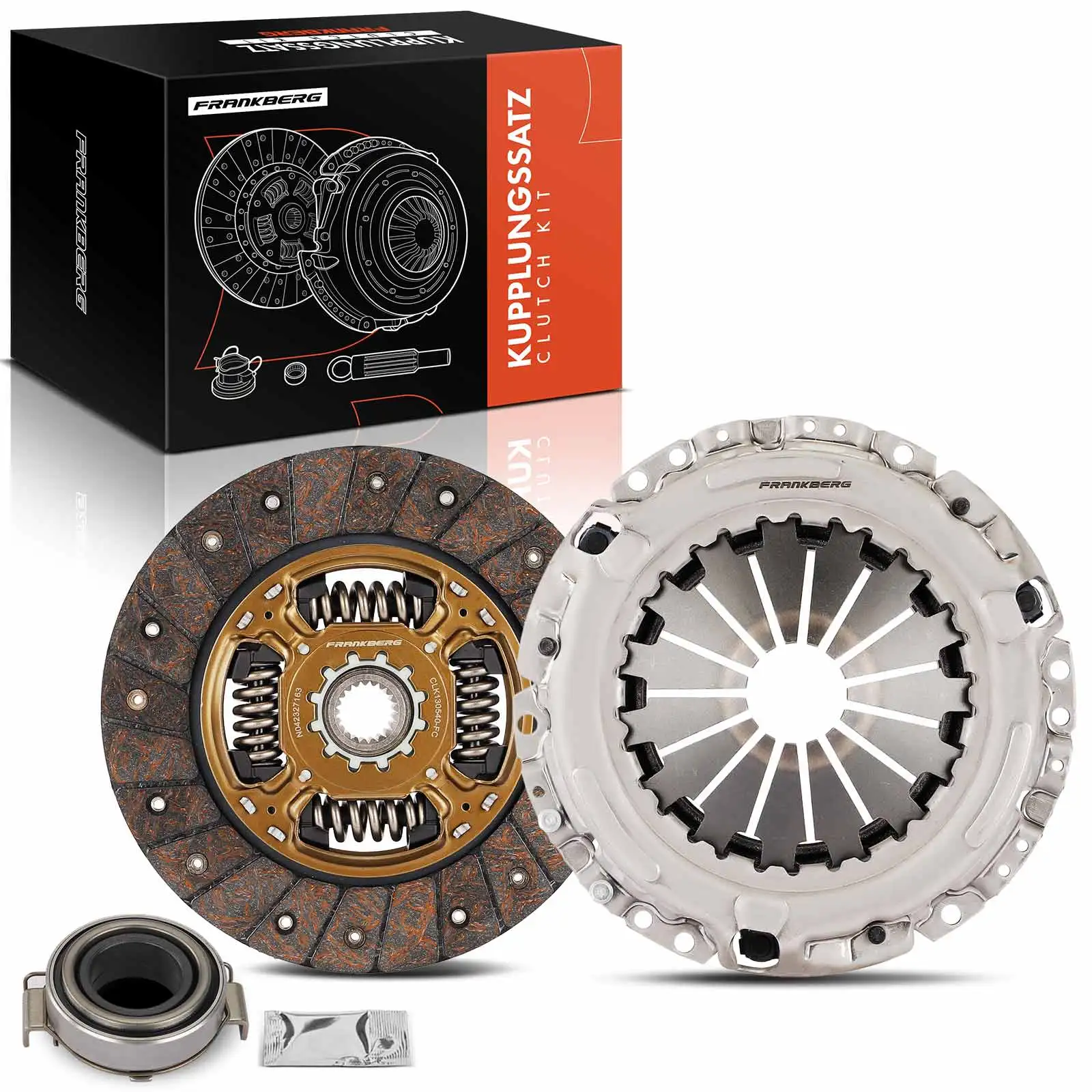 Frankberg 1x Koppelingsset voor Toyota Yaris P1 P9 Yaris Verso P2 1.4L 2000-2012 31230-12171 31210-52020 31230-05011 31230-52020