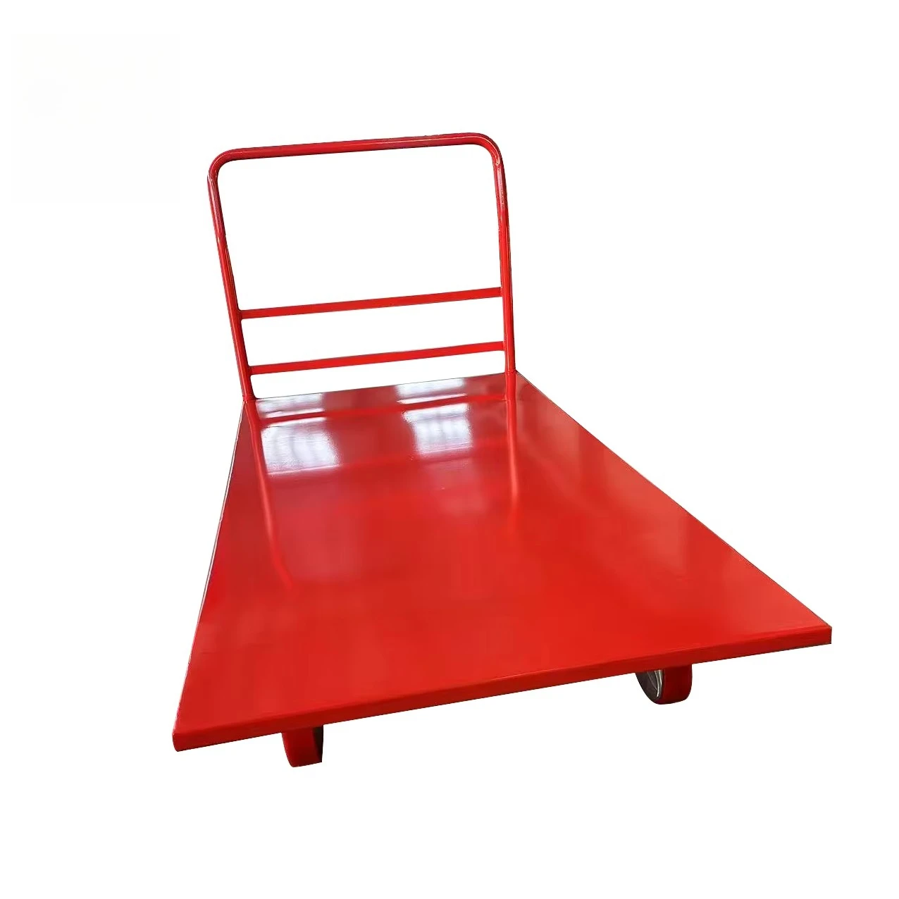 Carretilla de plataforma manual con ruedas giratorias, herramienta de almacenamiento y transporte, plegable, con mango giratorio, carro de plataforma plana que ahorra espacio