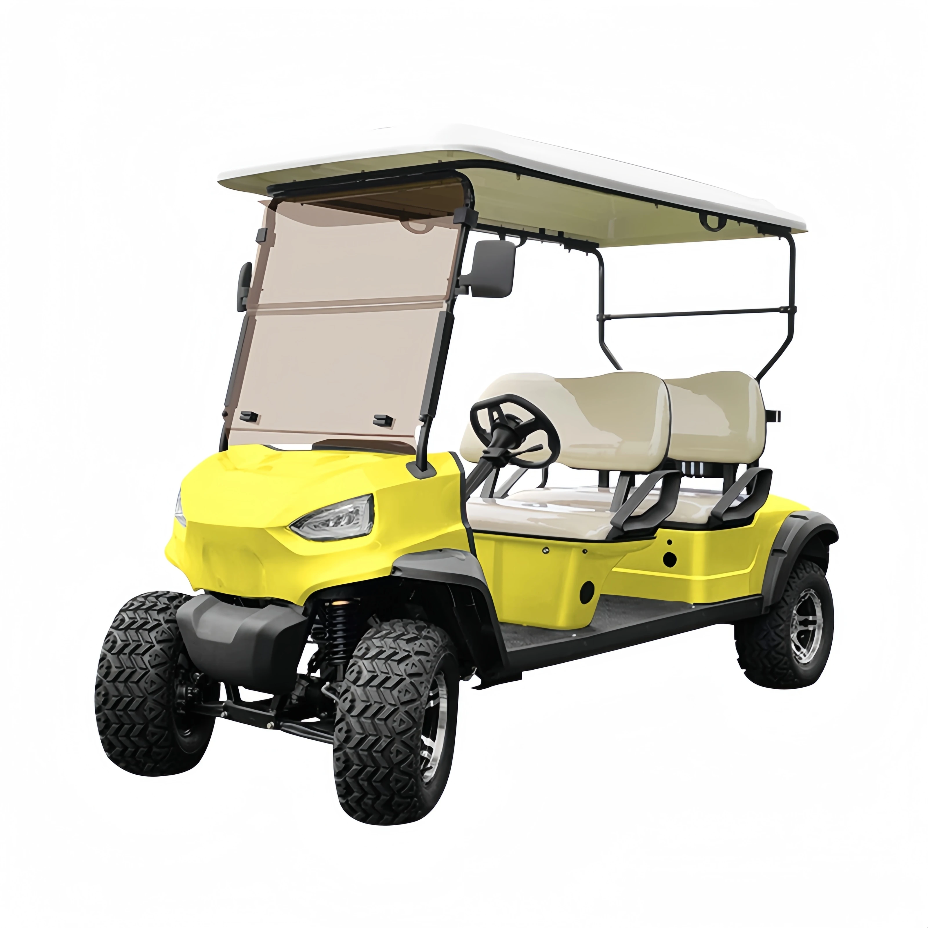 Factory Price New 72V 6 Seater Electric Buggy Vehicle Electric Golf Cart with Lead-Acid Battery and Lithium Battery