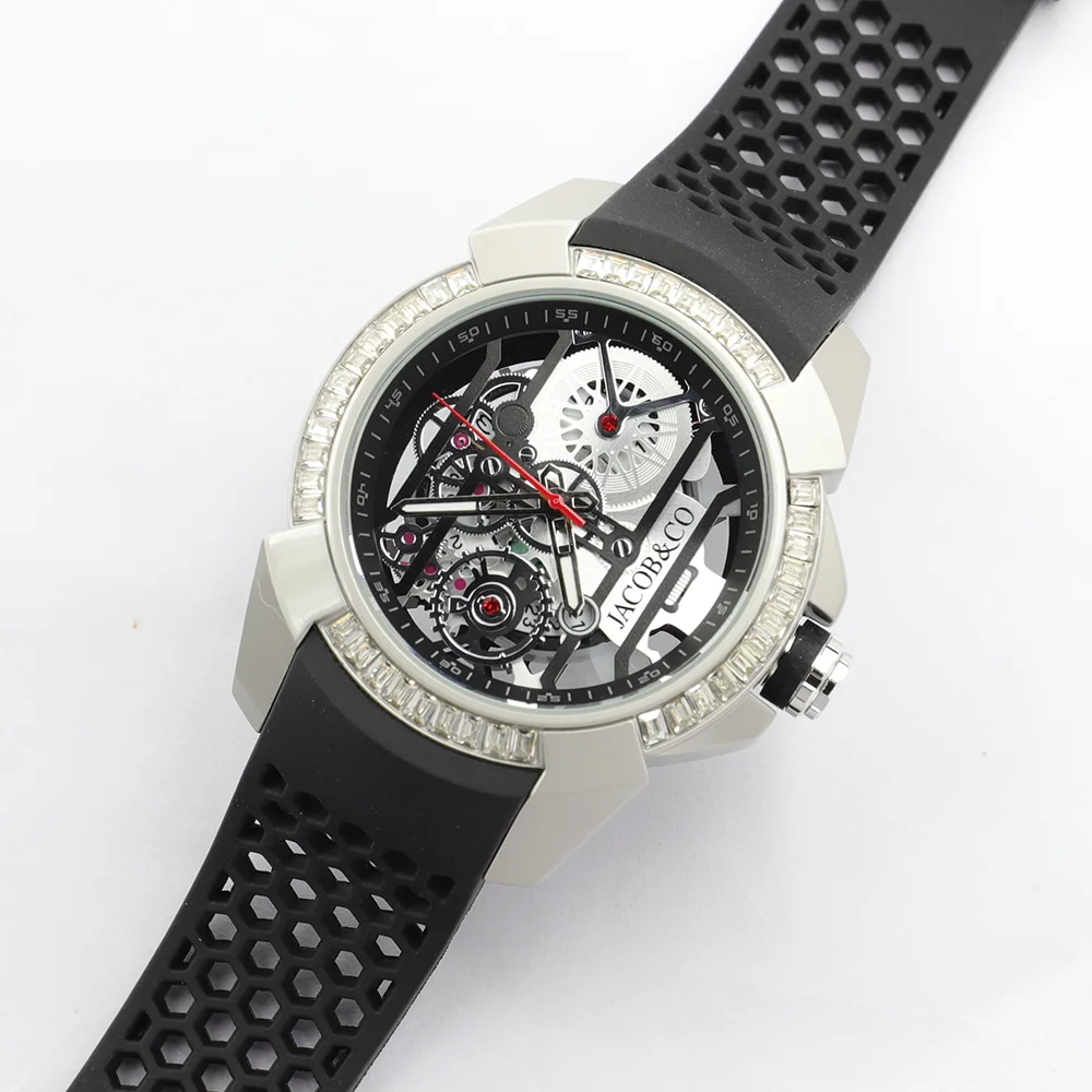 Luxury Jacob & Co Original Brand Watches For Mens Classic With Diamond Special Dial Multifunction Watch High Quality AAA Clock