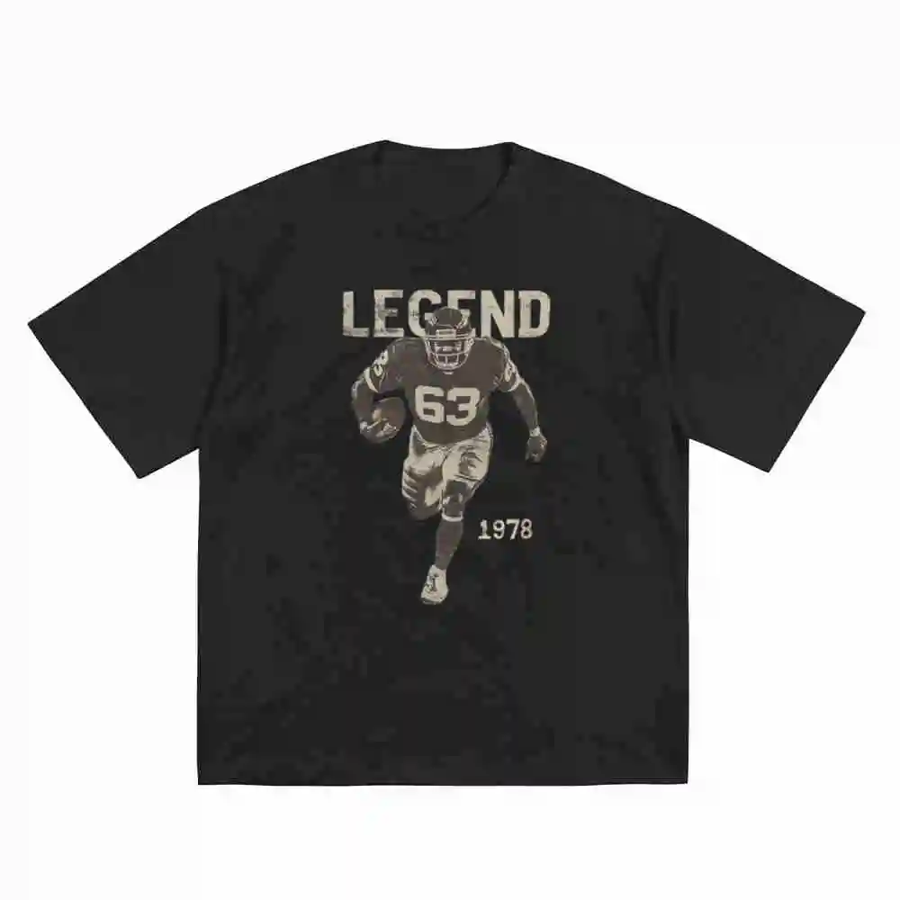 Mosquito 63 American Football Bulldozer Short Sleeve Tee 100% Cotton T-Shirt