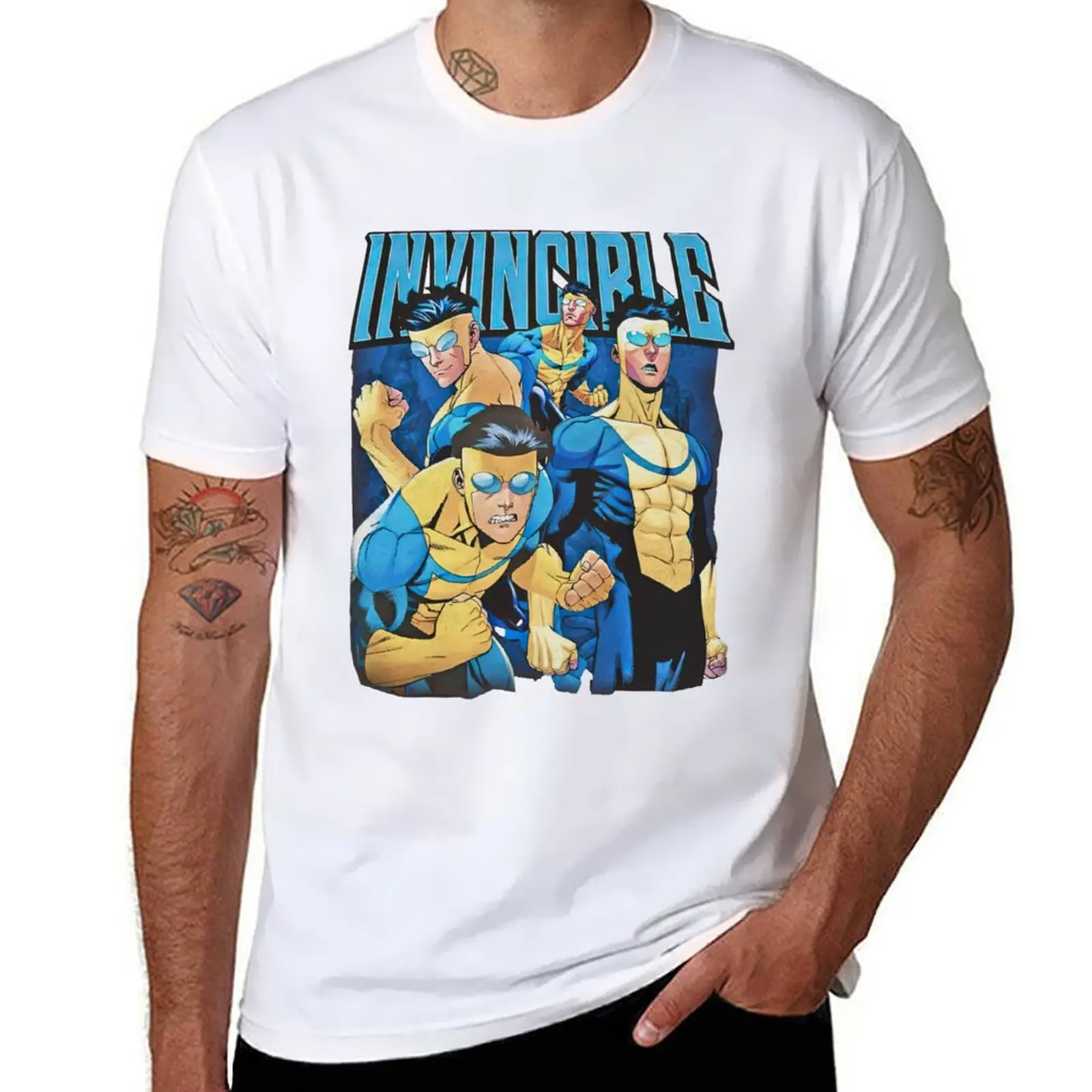 

Invincible Mark Grayson- T-Shirt anime tshirt t shirt custom print T-Shirt