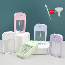 Plastic Card Bottle Perfume White Pink Blue 45ml Water Mist Spray Bottle for Hand Sanitizer Oral Spray Sprayer