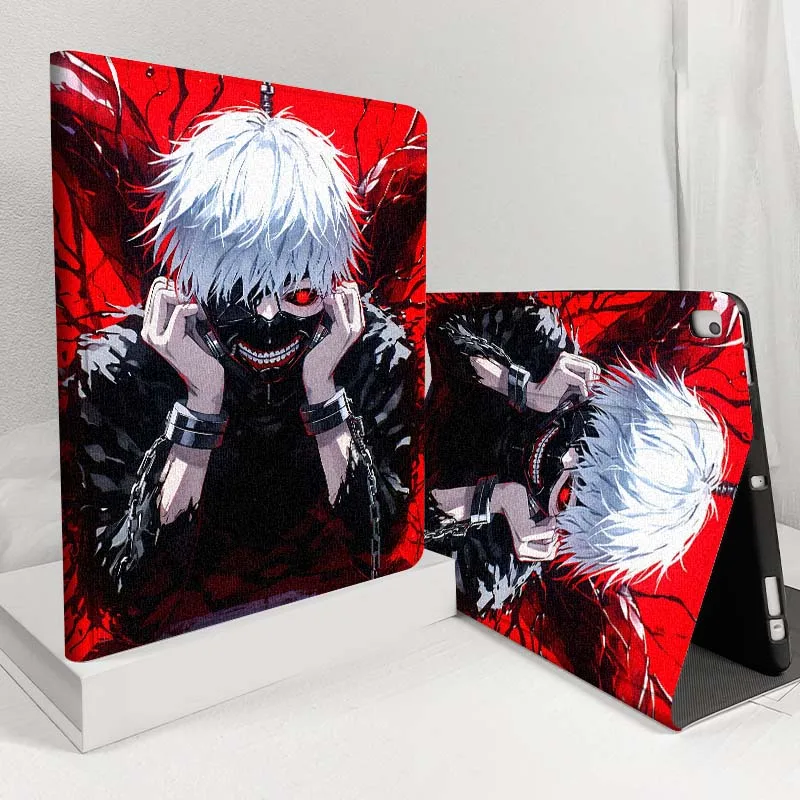 

Cartoon Tokyo Ghoul Comics For iPad Pro Air Mini 1 2 3 4 5 6 7 8th 9th 10th 11th 10.2 9.7 10.5 10.9 11 12.9 13 Inch Tablet Case