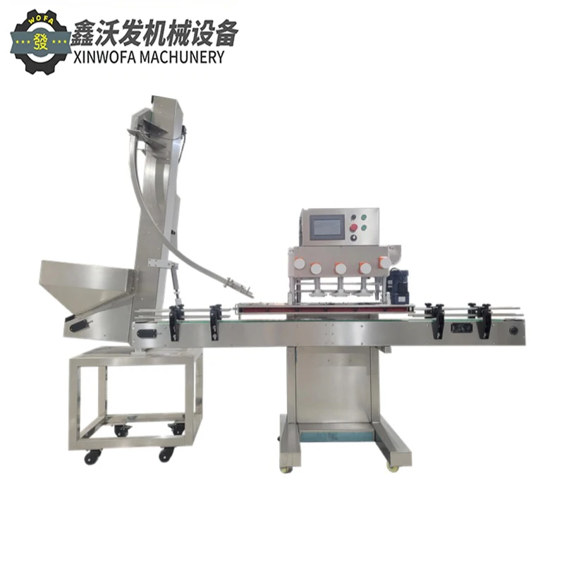 Canned Food, Bottles, Foodstuffs, Powder, Granules, Fully Automatic Capping, Screw Capping And Labeling Production Line
