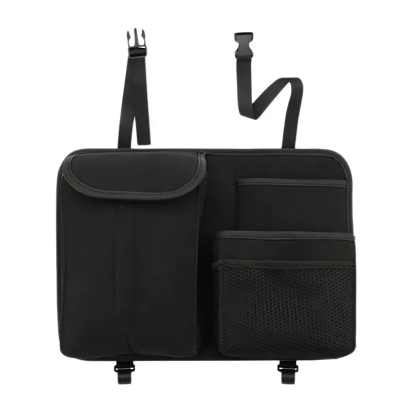 

A30F-Car Seat Back Multi-Pocket Pack Bag Hanging Organizer Collector Storage Box Car Interior Accessories Black