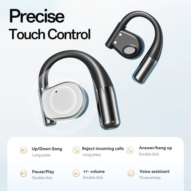 [AI Earphone] Translator Earbuds 144 Languages Bluetooth 5.4 Two-Way Voice Translator Real Time ﻿APP AI Wireless Headphones