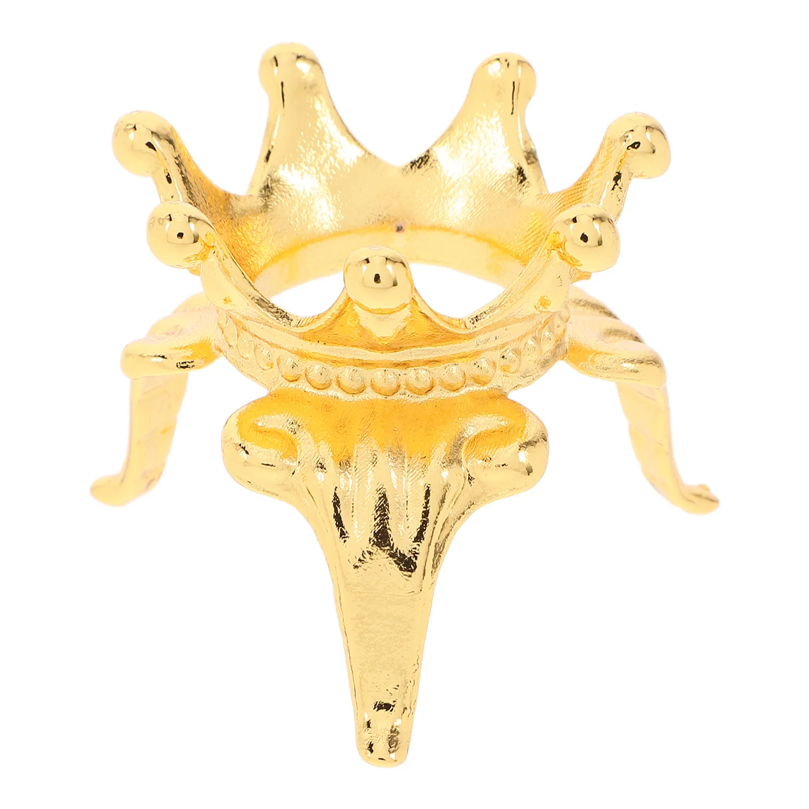 1 قطعة قاعدة الكرة الكريستال تاج صغير حامل معدني ل الكوارتز المجال عرض حامل قاعدة صغيرة الجدول الدعامة متجر مكتب المنزل #4