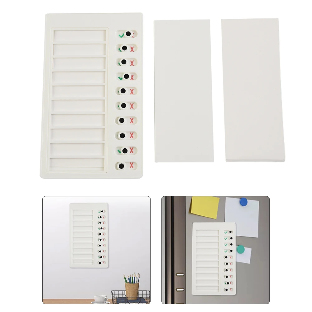 Blank Card Reusable Blank Board Memo Chart for Elderly Care and Daily Task Scheduling Made of High Quality PVC Material