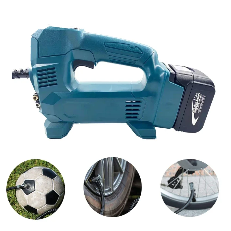 

Беспроводной электрический воздушный насос для Makita 18 в, литиевый насос для автомобильных и велосипедных шин, электрический воздушный компрессор, надувной насос