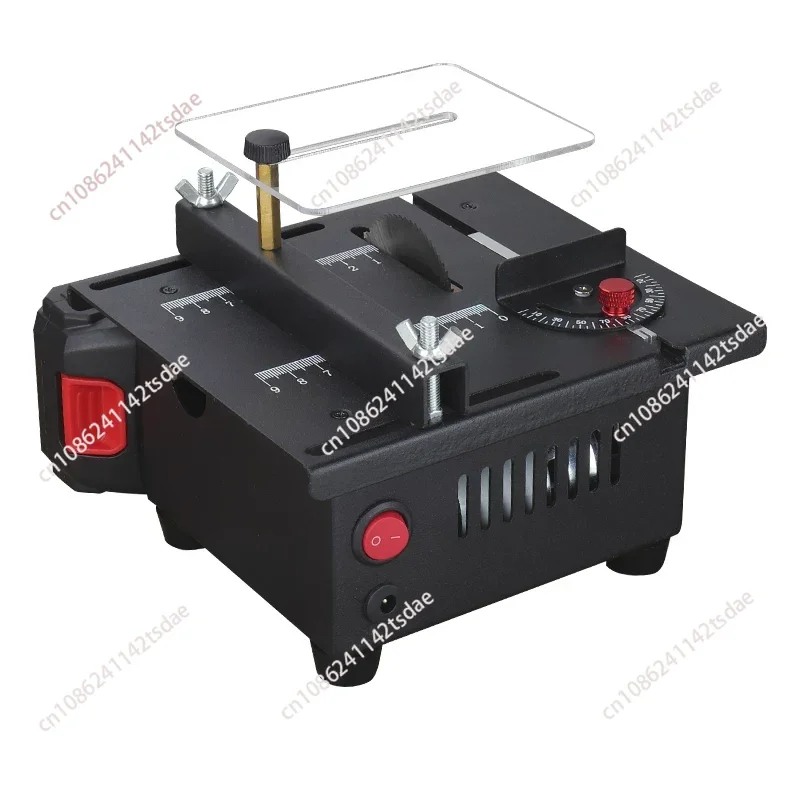 2 Inch Angle Adjustable Mini Table Saw Aluminum Alloy Woodworking Desktop Cutting Machine