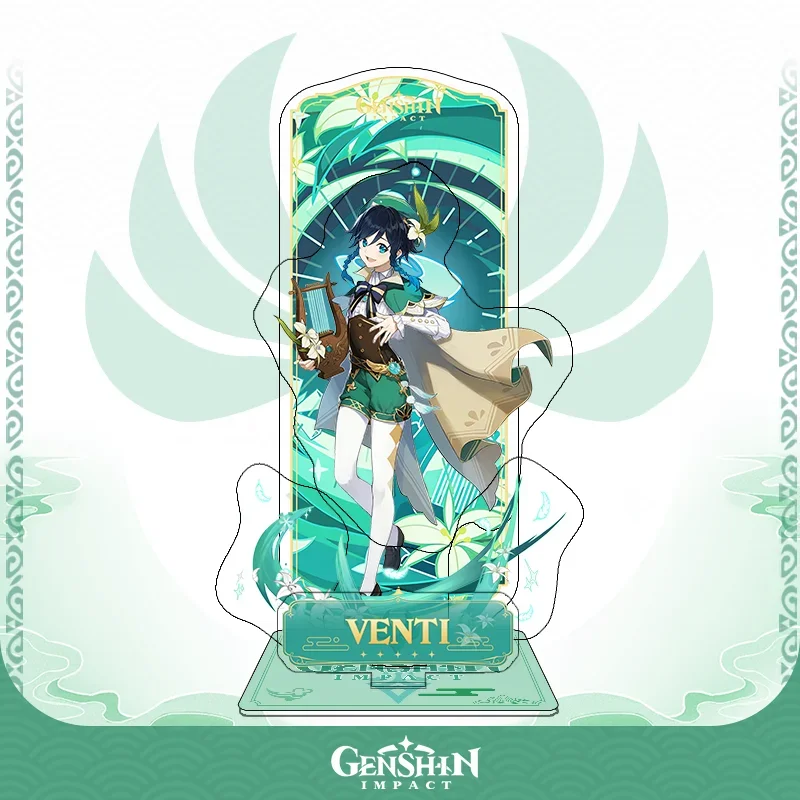 Genshin Impact Anime Cosplay Decoração De Mesa, Acessórios De Acrílico, Sinal De Pé, Ornamento De Mesa, Mascote, Natal, Presente De Aniversário, 16cm