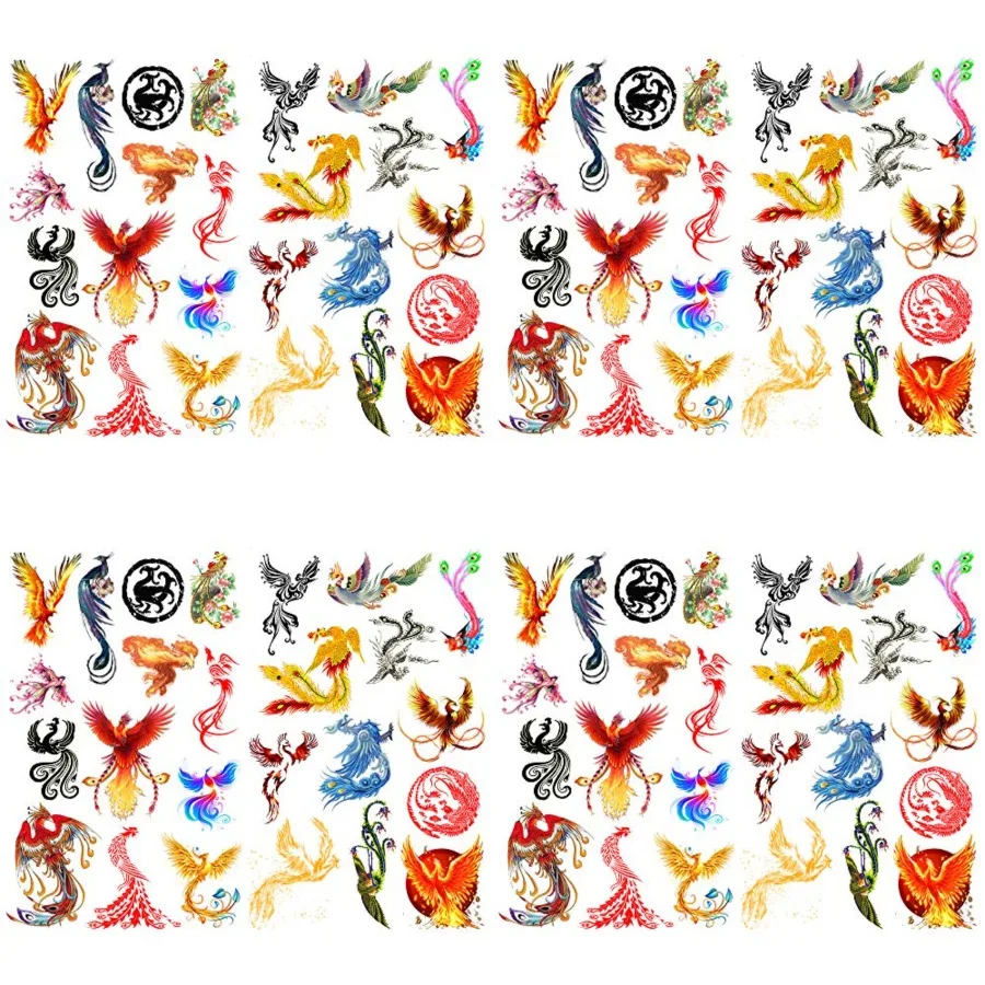 

Fire Phoenix Bird Precut Cute Aesthetic Diary Travel Paper Junk Journal Stickers Scrapbooking Stationery Sticker Flakes Art Sup