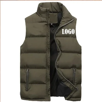 Customized Mens Vest Jacket Warm Sleeveless Jackets Winter Zipper Coat Autumn Stand-up Collar Casual Waistcoat Brand Clothing 5 Customized Mens Vest Jacket Warm Sleeveless Jackets Winter Zipper Coat Autumn Stand-up Collar Casual Waistcoat Brand Clothing 5