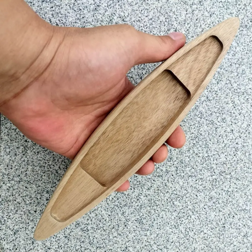

Ocean Landscape Wooden Boat Model Vintage Decor Handcrafts Fishing Boat Decor Mini Canoe Miniatures Boat Model Ornaments