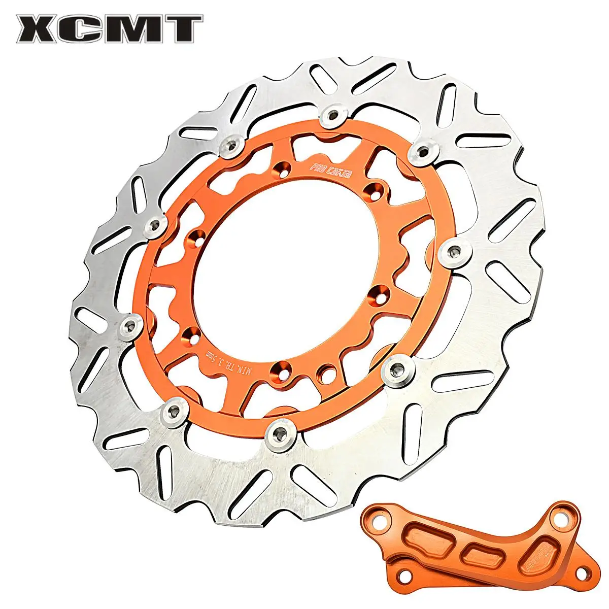 Motorcycle 320MM Front Floating Brake Disc Rotor Adaptor For KTM XC XCF XCW SX SXF EXC EXCF 125 250 300 350 450 TPI Six Days