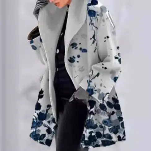 Damska bluza z kapturem, rozpinana na zamek, długa, do pracy, sweter, kolorowa, inne, 100% materiał, wiosna