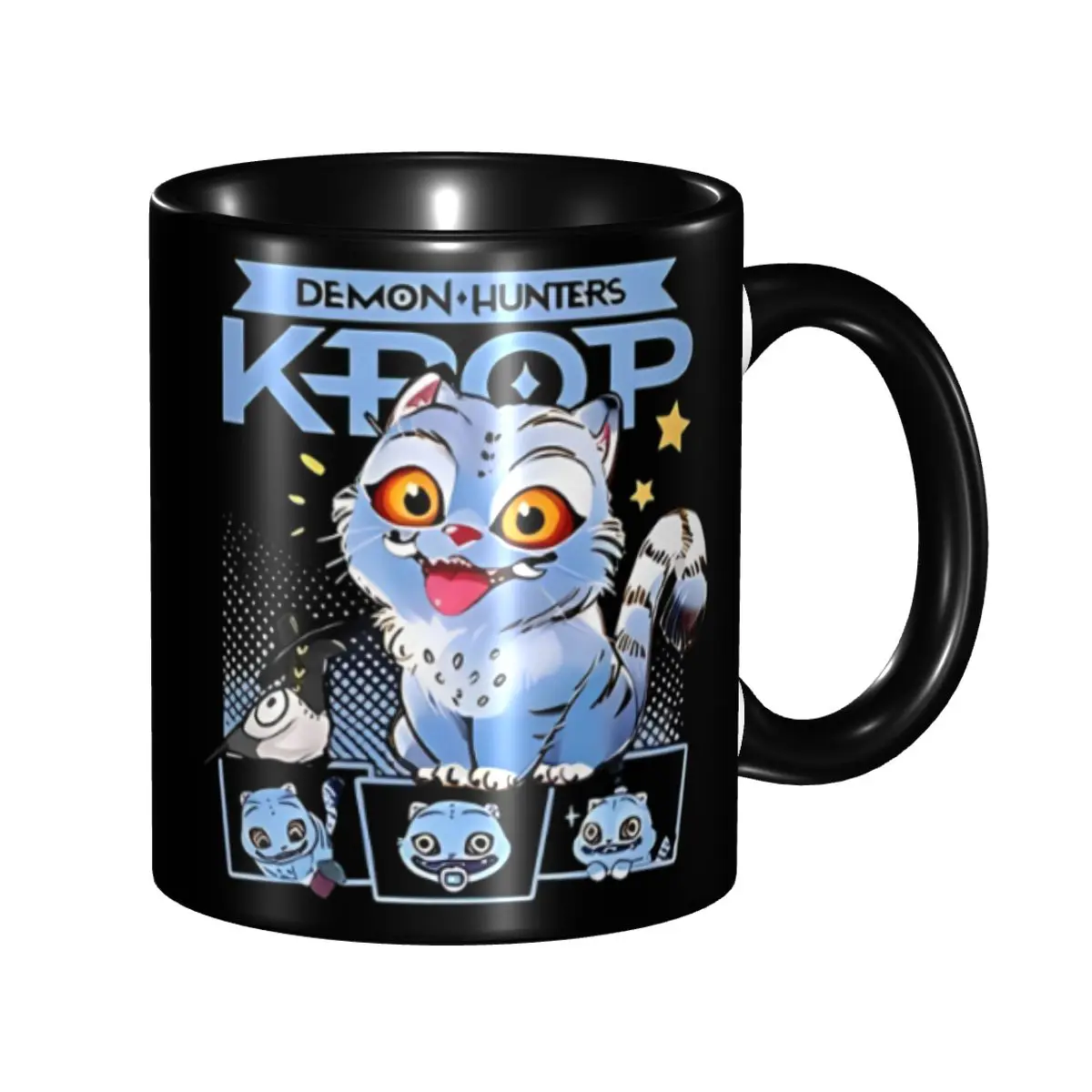 

Derpy Tiger Kpop Demon Hunters Huntrix Mug Movie 2025 Movie Coffee Cup Gifts For Kids Adult
