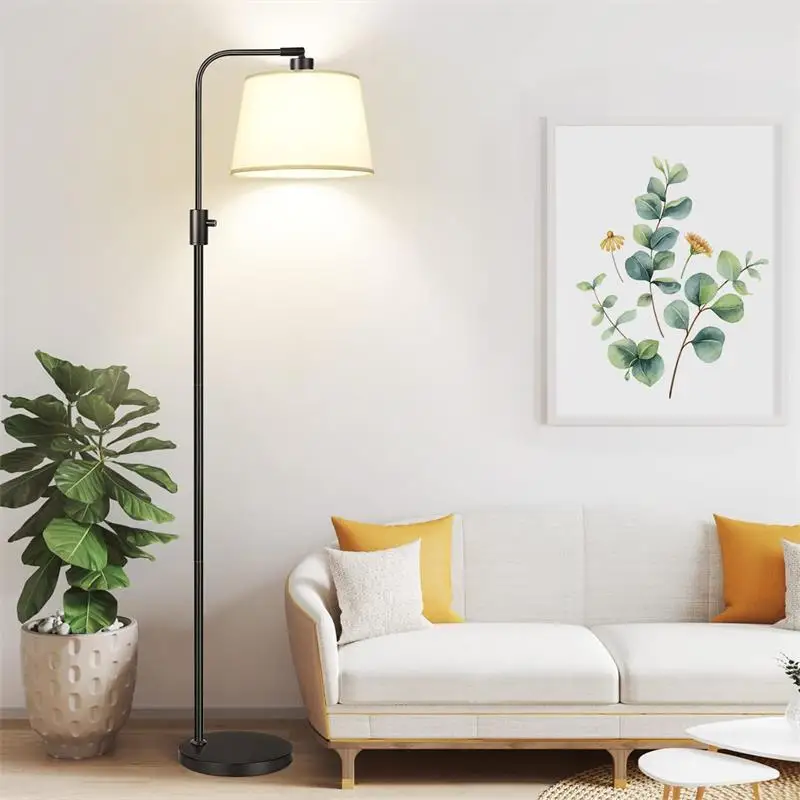 Iron Fishing Floor Lamp Living Room Coffee Table Bedroom Floor Lamps Modern Minimalism Study Lighting Lamp Indoor Decor Lamps