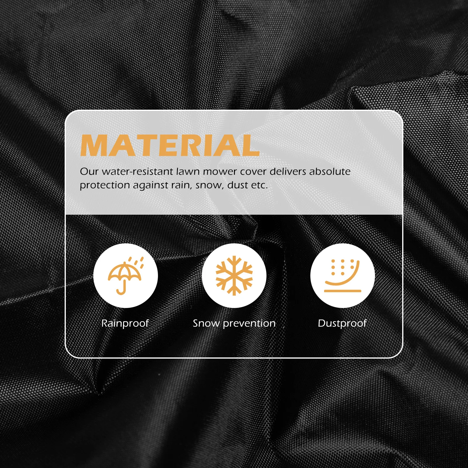 

Waterproof Lawn Mower Cover Durable Tear-Resistant Cloth Outdoor Patio Furniture Protector Rain Snow Sun Shielding