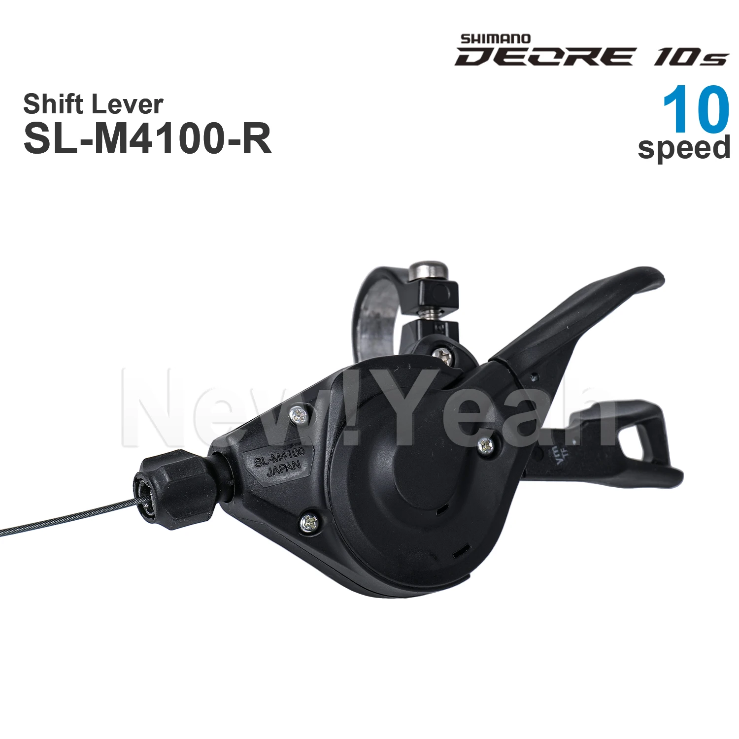 SHIMANO DEORE M4100 10 Speed Shifter SL-M4100-R  - Right Shift Lever - Clamp Band - 10-speed original parts