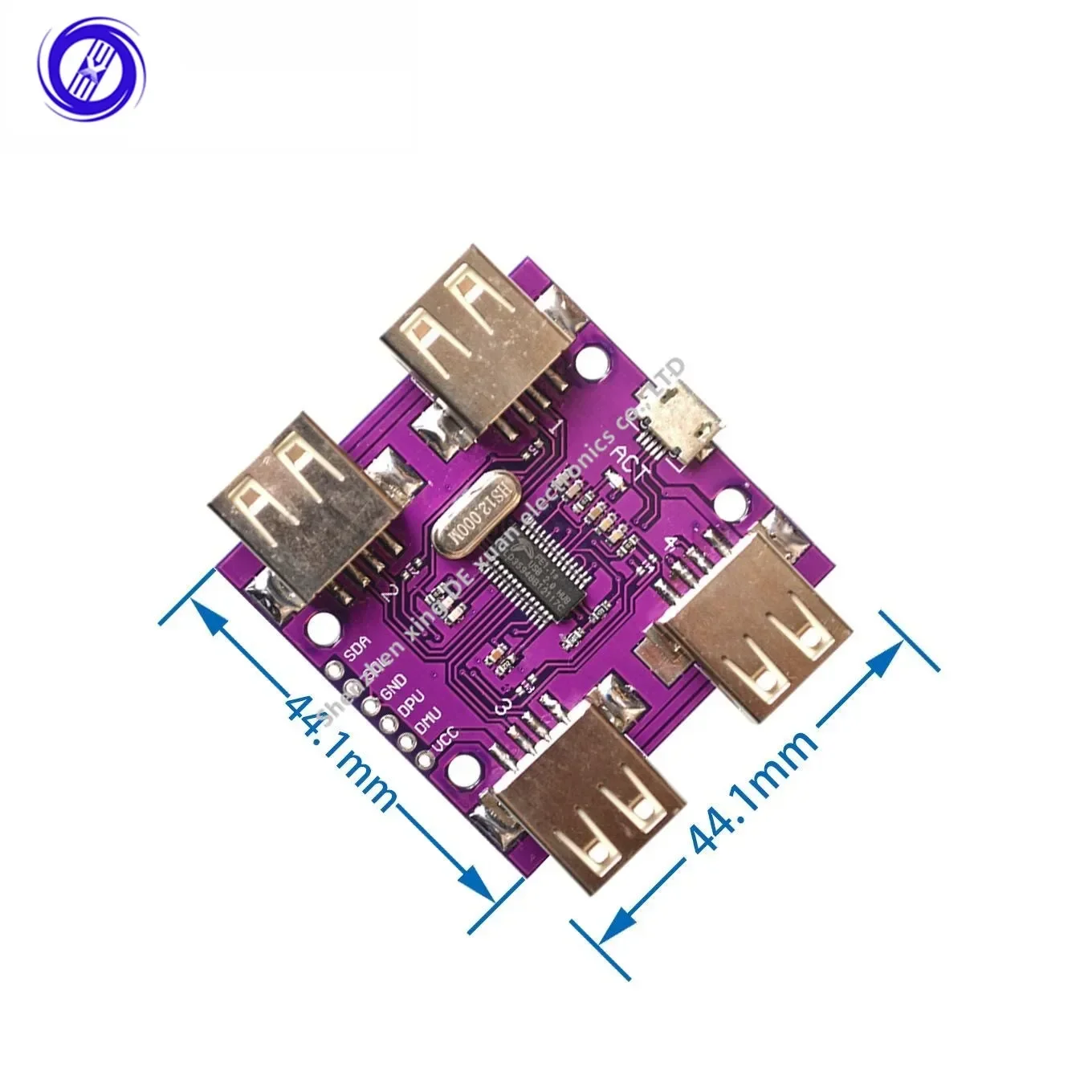 CJMCU-204 USB 2.0 HUB 4-Port Controller Module High Speed DC 5V 500mA