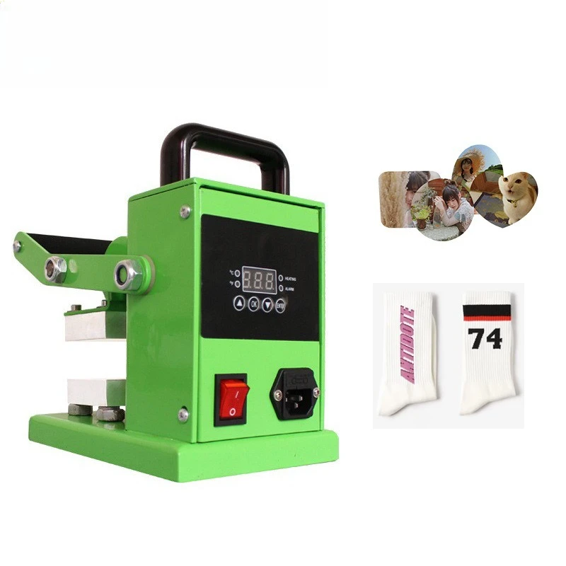 Press Hot Labeling Machine 6 * 9cm Up and Down Heating Heat Transfer Machine Hot Press Machine Small