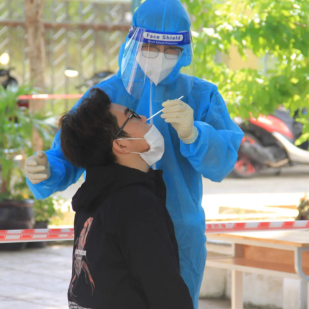 50 قطعة عينات الأنف المهنية المتاح البلعوم مسحات المحمولة متعددة الوظائف مسحات لاختبار المختبرات المستشفيات