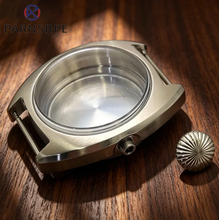 

Новый винтажный корпус для мужских часов 36 мм с сапфировым стеклом AR для NH35, NH36, NH38, NH70, водонепроницаемые аксессуары для часов