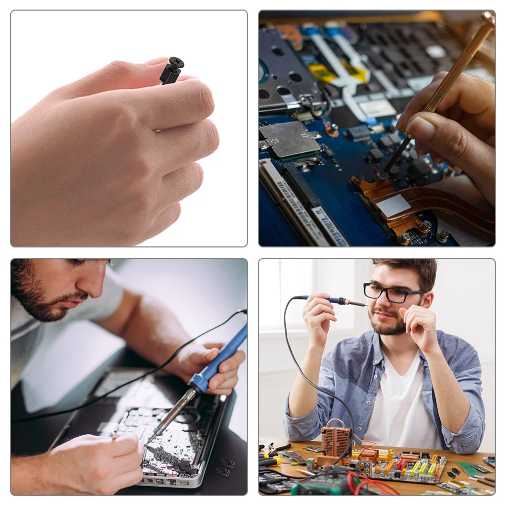 

8Pcs Motherboard Mounting Screws Hexagon Head M2 Computer Repair Kit Metal Durable Anti Rust Stable Connection