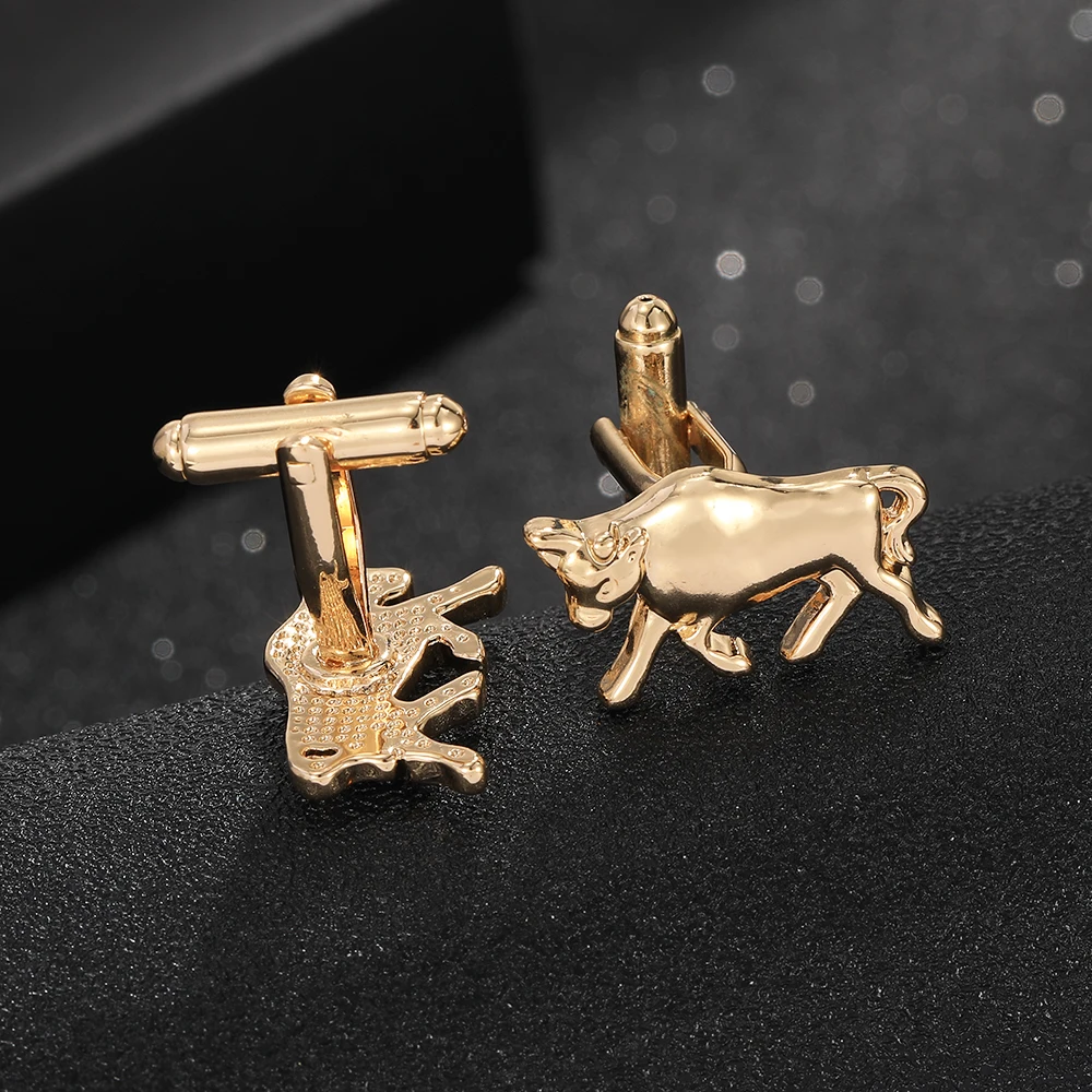 Animal Collection Drache Elefant Kuh Dinosaurier Eisbär Koala Manschettenknöpfe für Männer Hemd Anzug Schmuck Zubehör – Detail 5