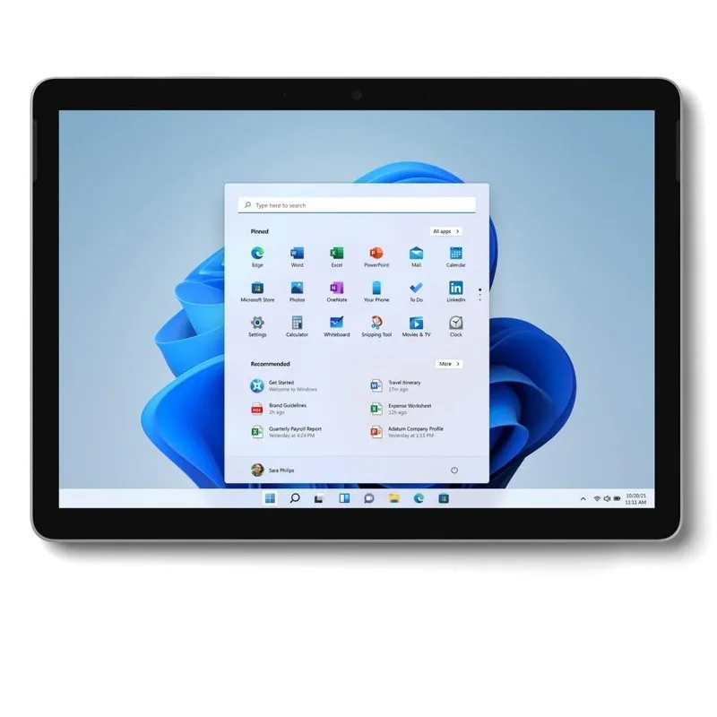 Tablet PC Windows 11 da 10,1 pollici, 4 GB di RAM, 64 GB di ROM, N3350, 64 bit, 1920 x 1200 IPS, doppia fotocamera, DC USB 3.0, tipo C, compatibile con Micro HDMI