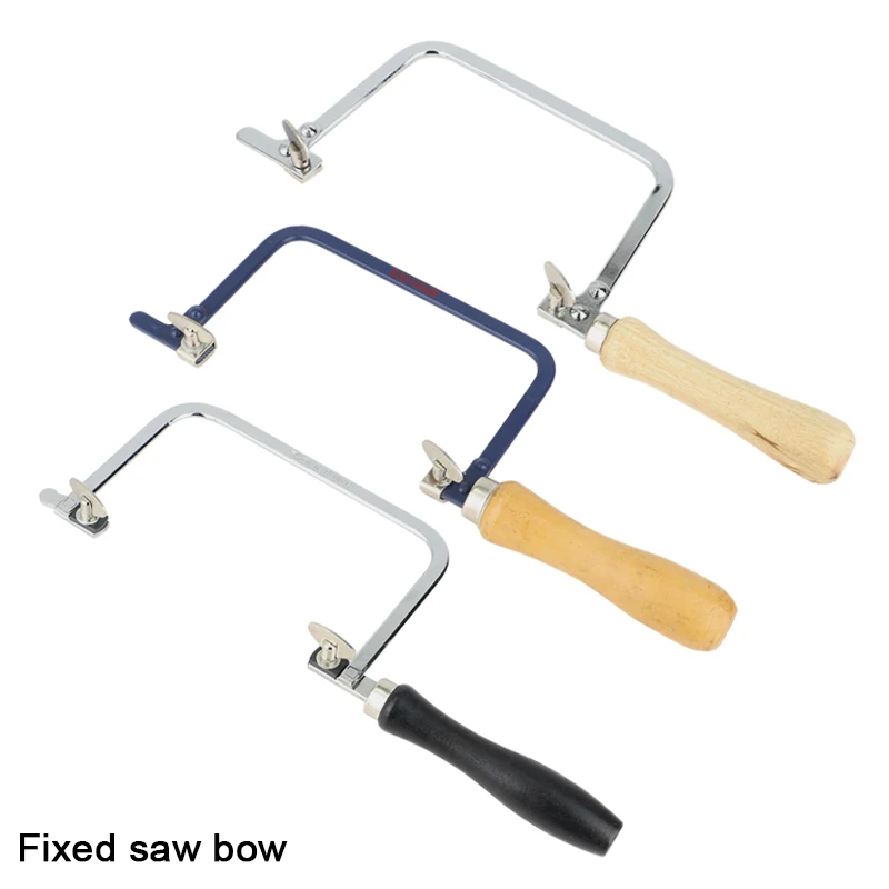 Adjustable Saw Frame Sawbow Adjust U-shape Hacksaw Wood Hand DIY  Tools Spiral Sawblades For Jewelry Tools