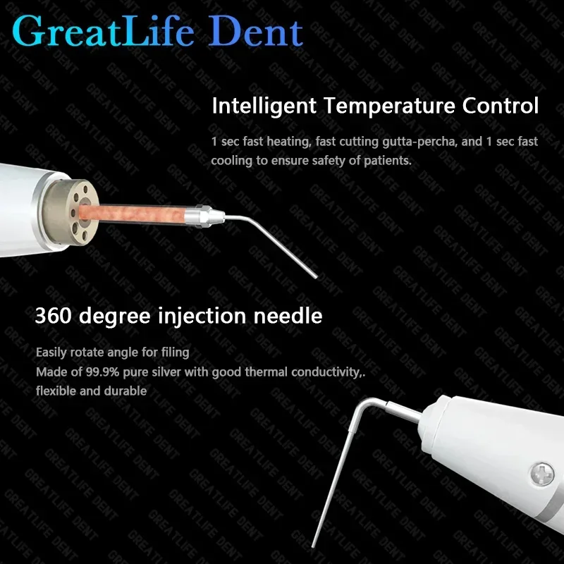 GreatLife Dent Dental Endodontic Obturation System Smart Fill-P/G 150 180 200 230℃ Heated Pen Wireless Filling Endo Instrument