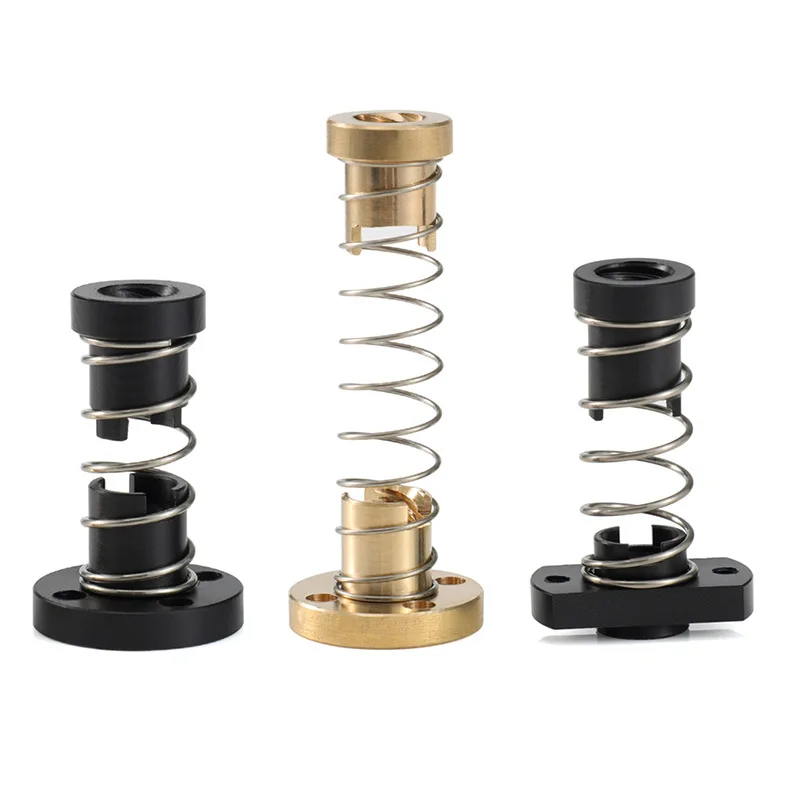 3DSWAY T8 screw clearance clearance copper POM nut 3D printer accessories woodworking engraving machine high precision